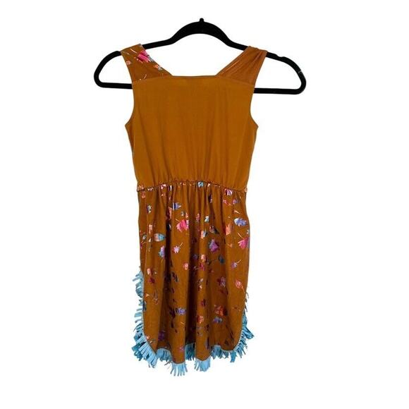 Disney Princess Pocahontas Costume Dress Up Girls Size 7/8 Halloween Play Brown - Picture 5 of 8